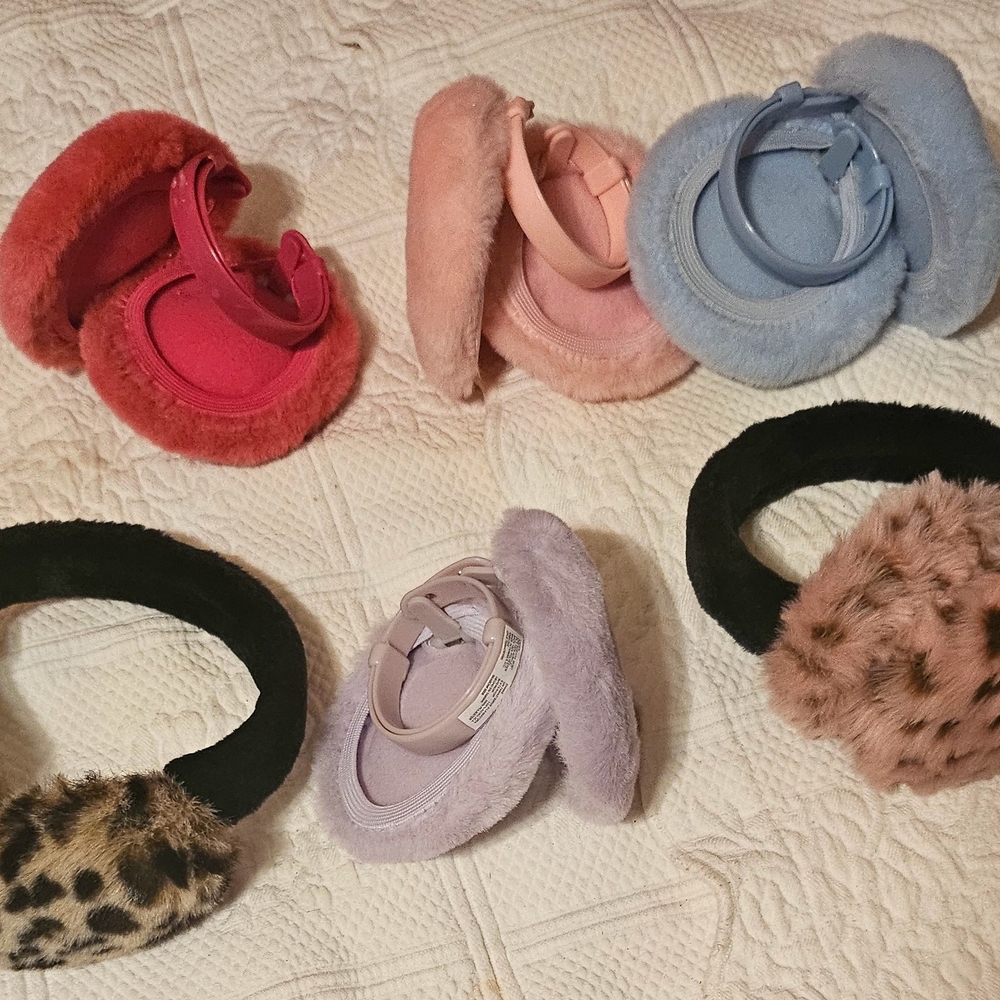 Fuzzy Ear Muffs Set